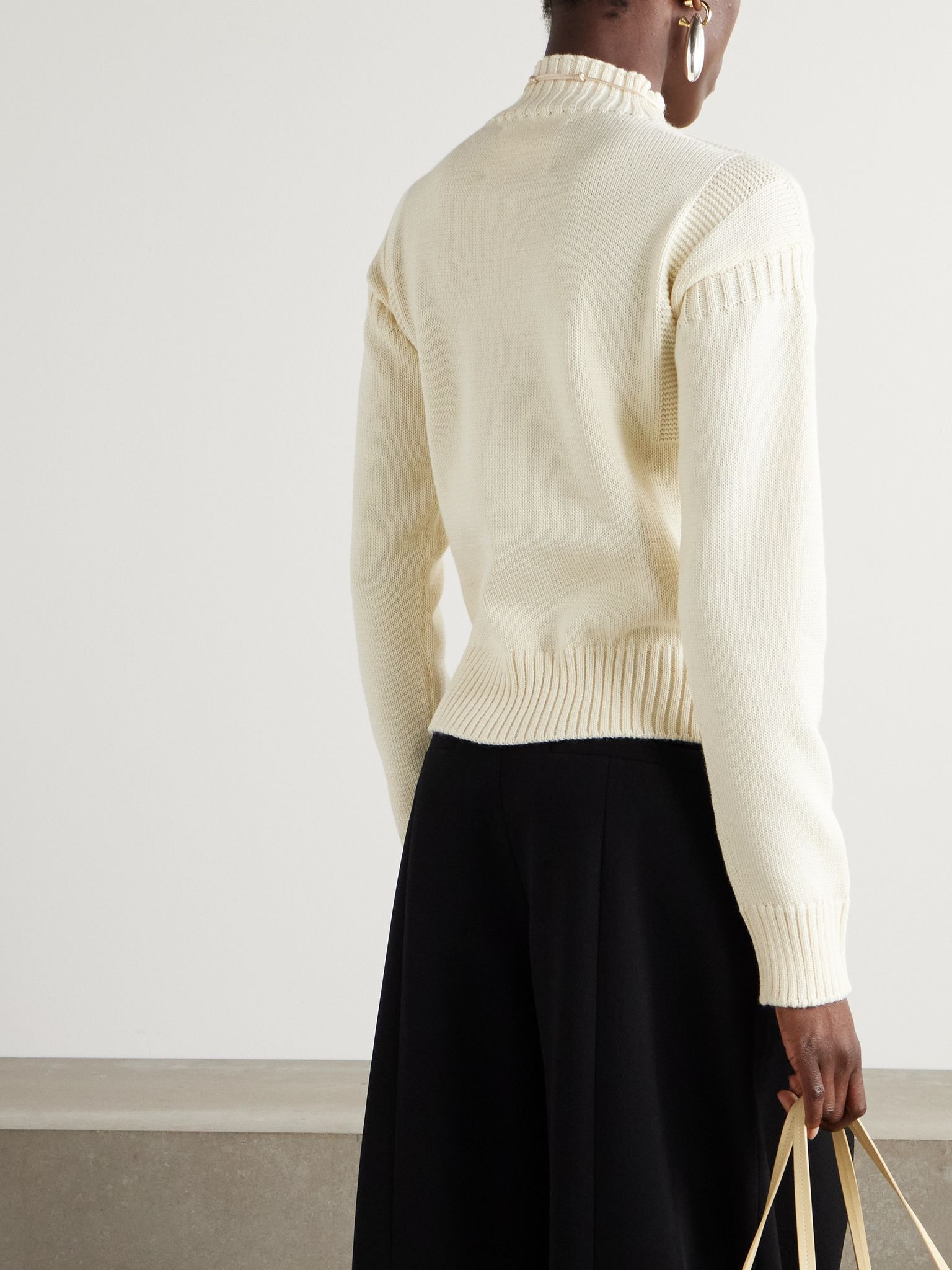 Wool sweater Off-white - 3