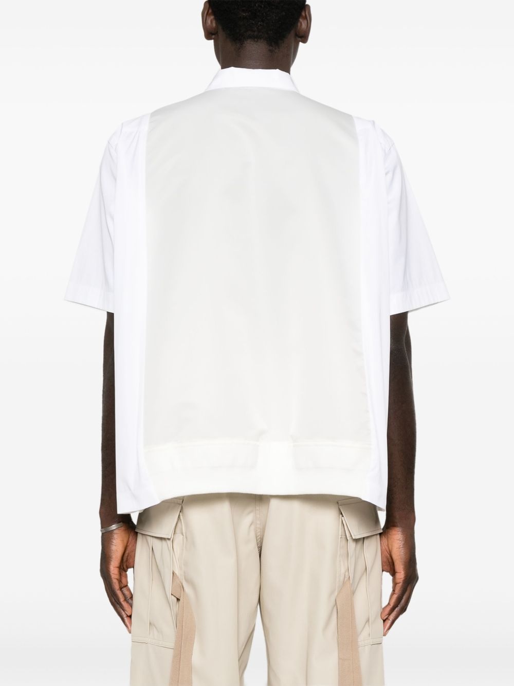 panelled shirt - 5