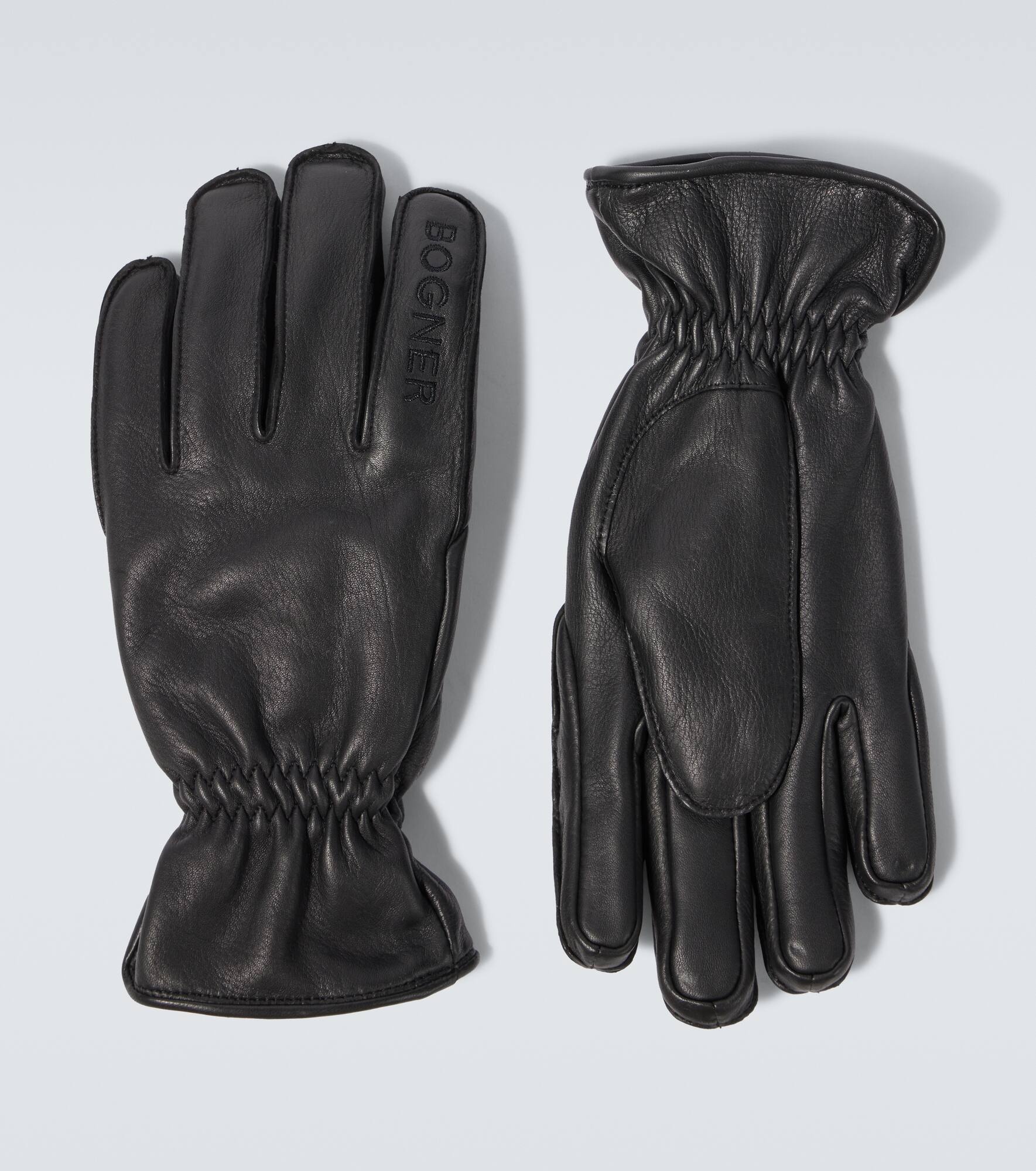 Tobin leather ski gloves - 1