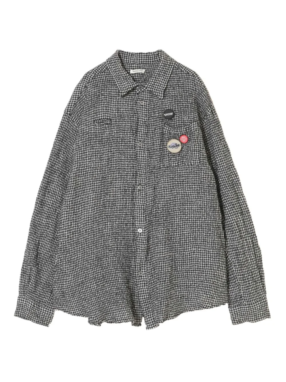 checked wool shirt - 1