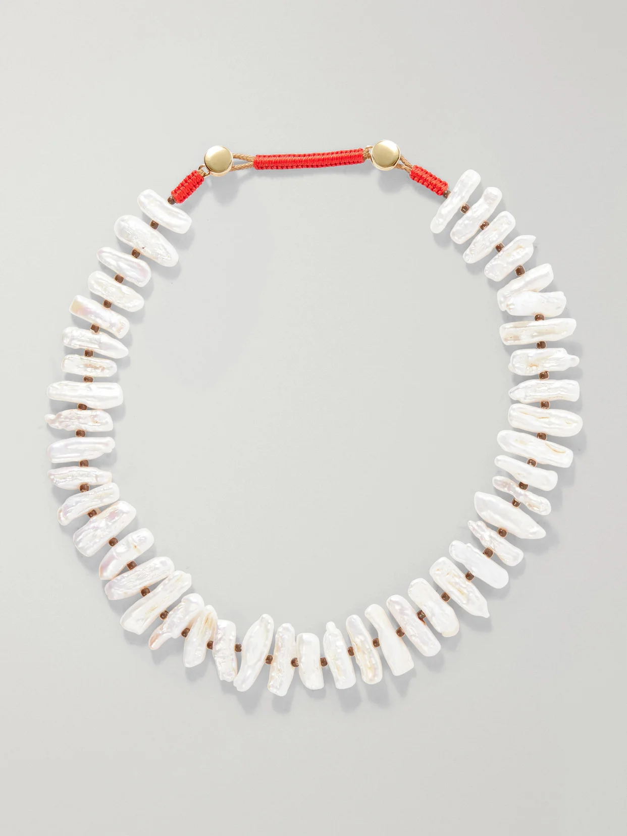 The Pearls Branch Beaded Necklace - 1