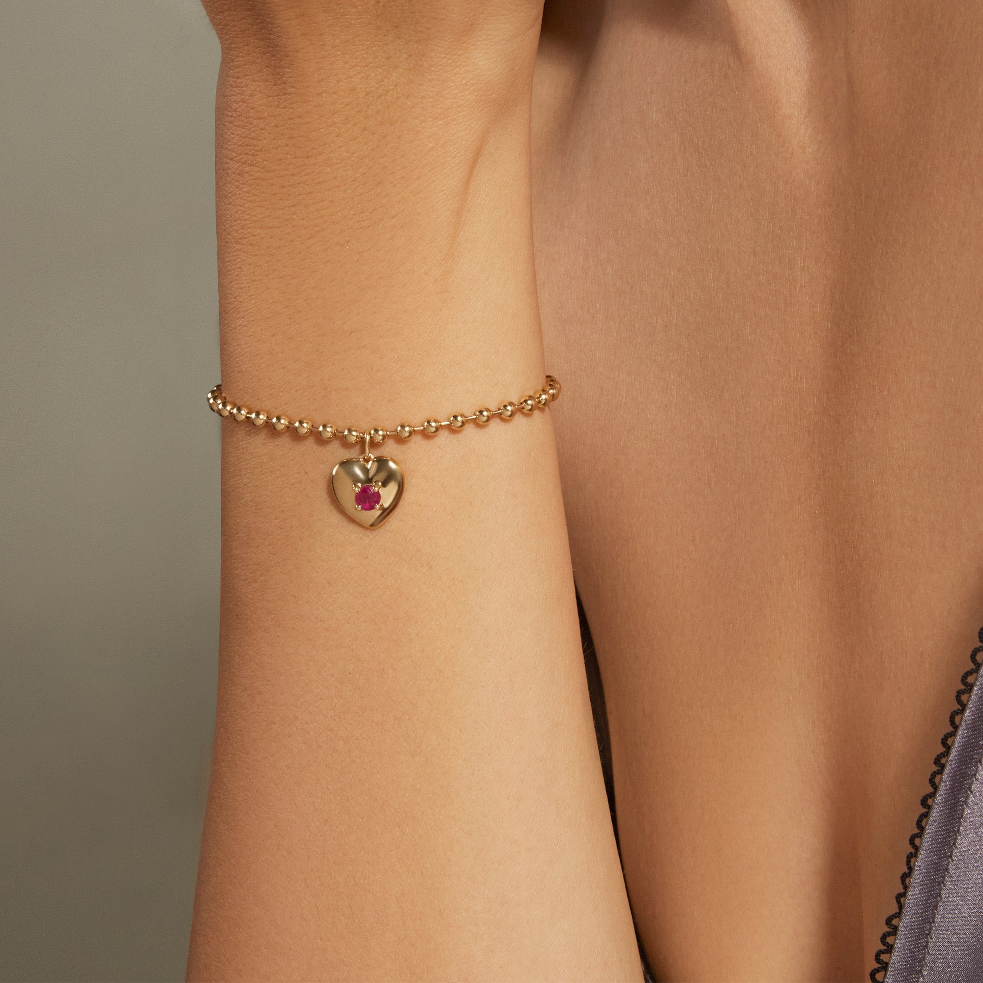 Heart And Soul Ruby Bracelet - 2