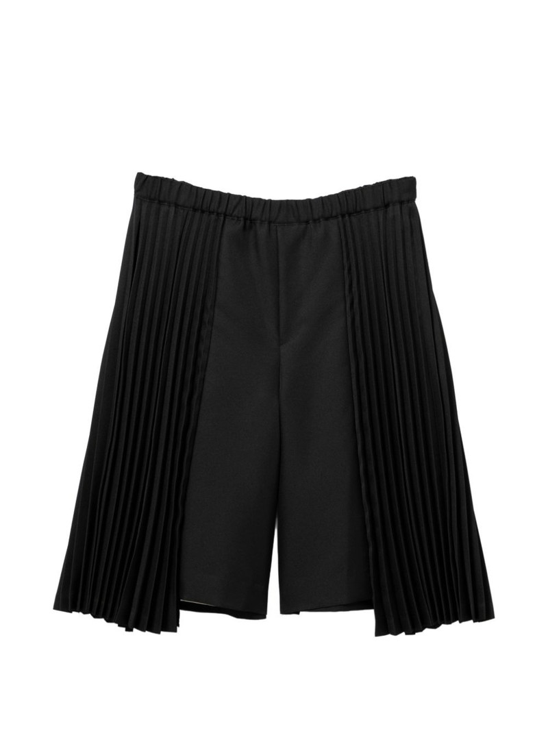pleated shorts 1