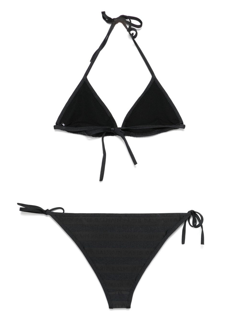 logo-print bikini 1