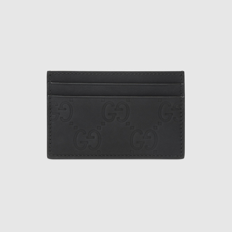 GG rubber-effect card case 1