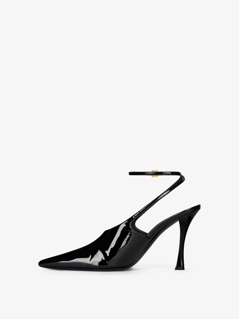 Givenchy SHOW SLINGBACKS IN PATENT LEATHER outlook
