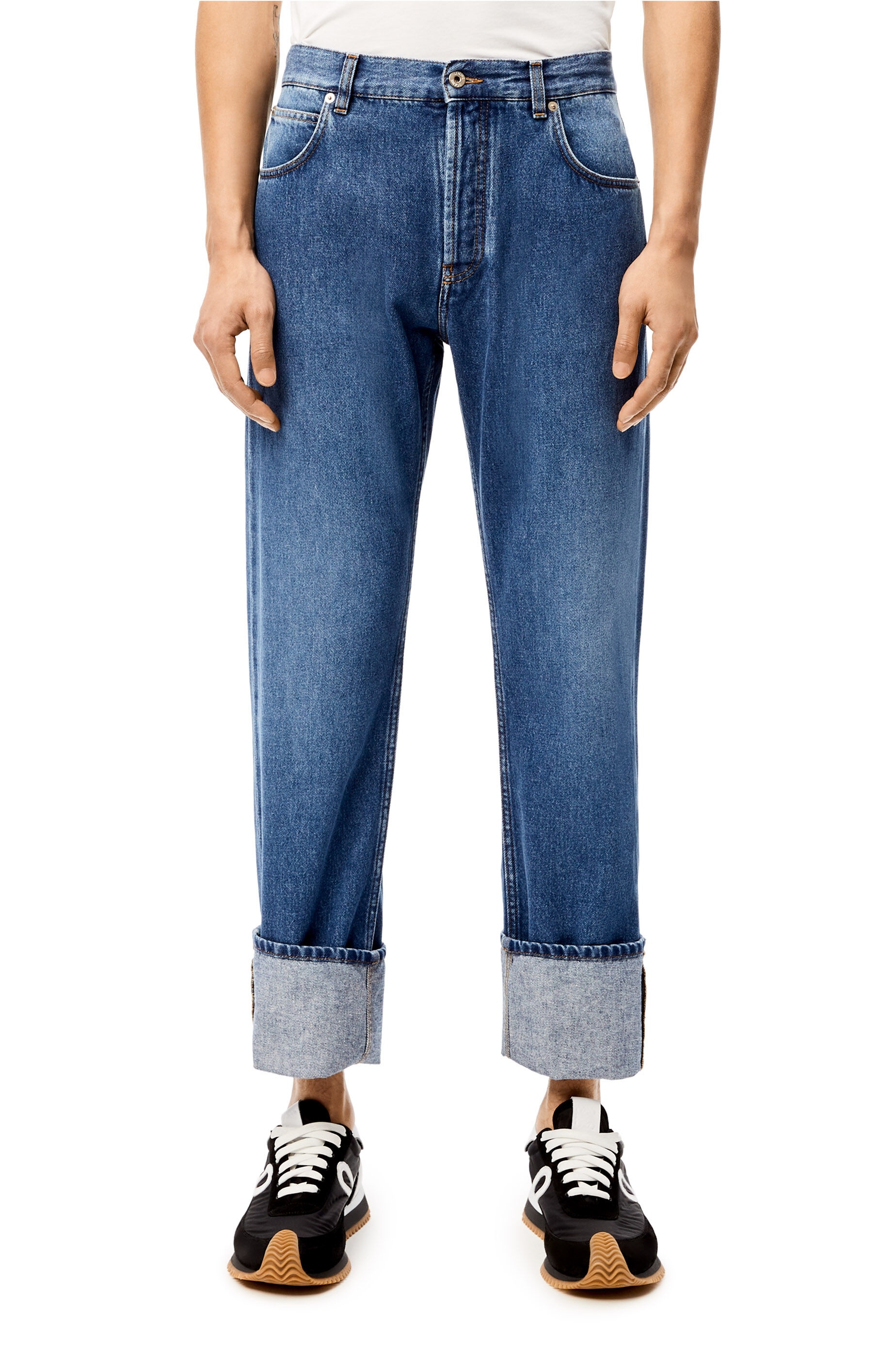 Tapered jeans in cotton - 3