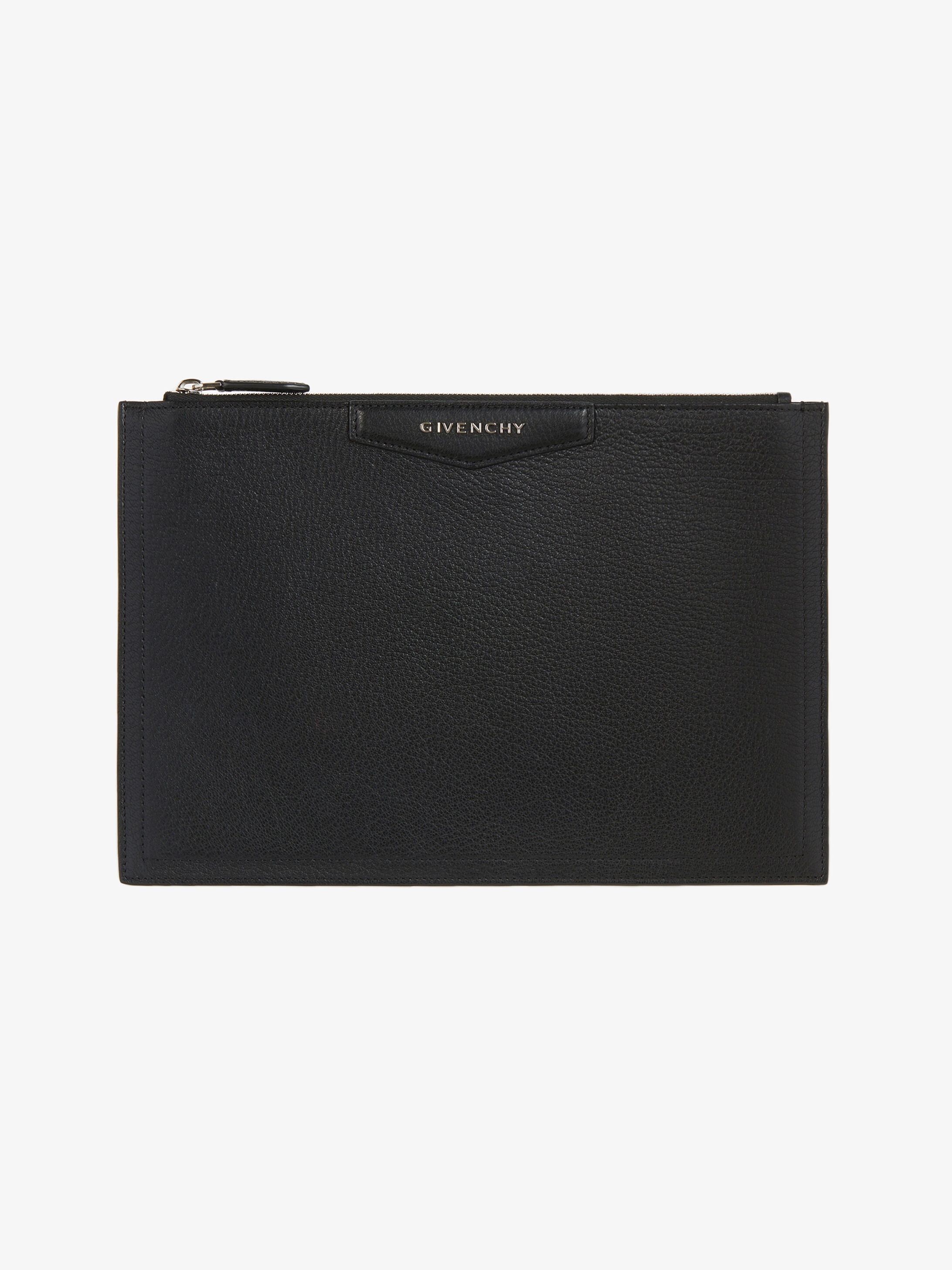 Antigona medium pouch in grained leather - 1