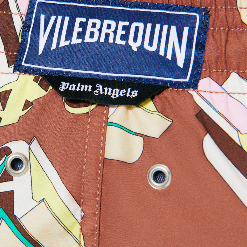 Men Swim Trunks Monogram 3D - Vilebrequin x Palm Angels 8
