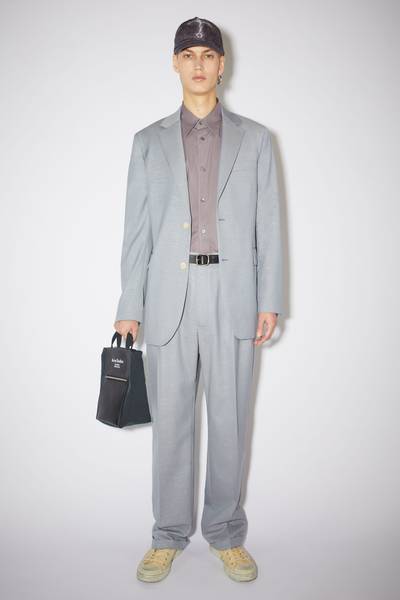 Acne Studios Lurex suit jacket - Dusty blue outlook