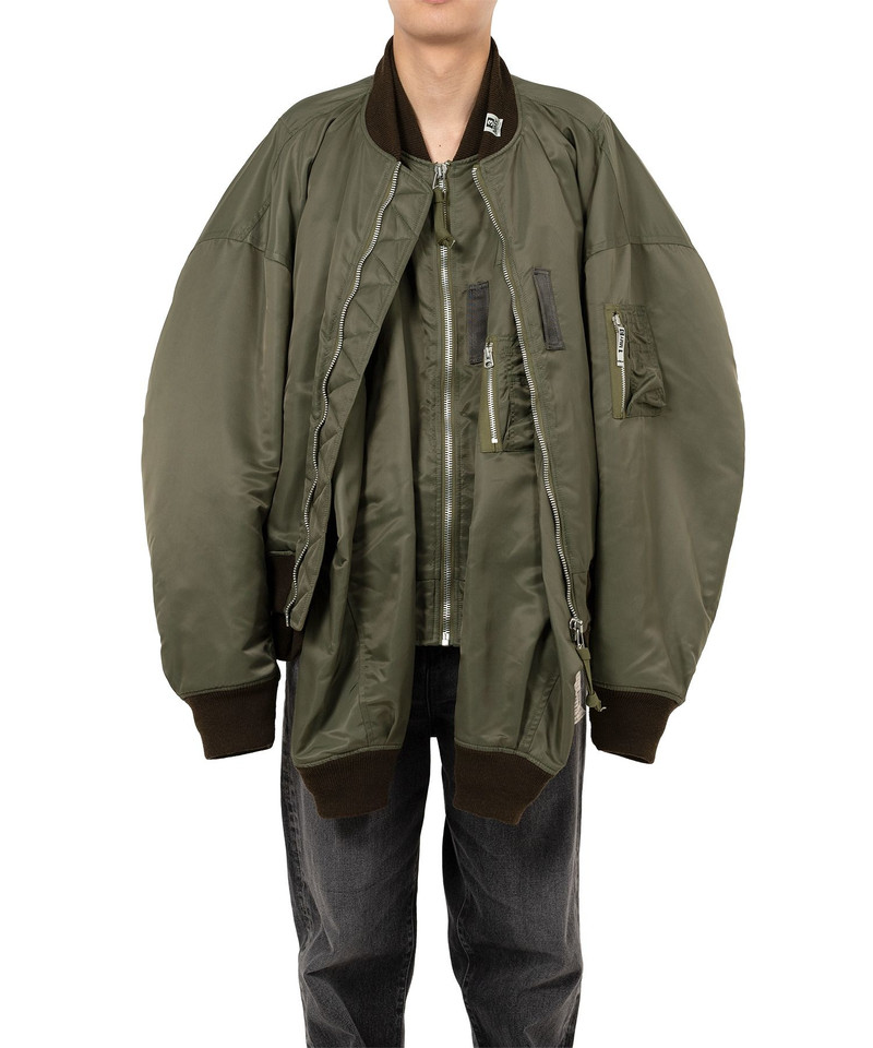 Front Layered Flight Jacket 11