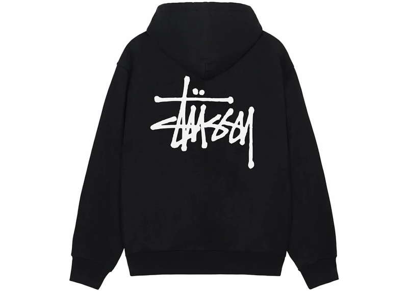 Stüssy Stussy Basic Stussy Zip Hoodie Black outlook