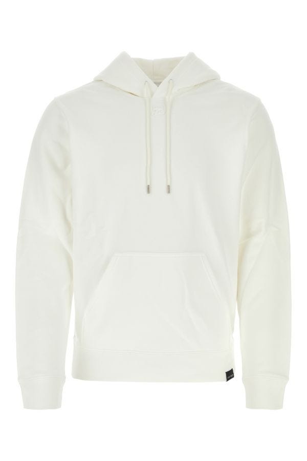 Cotton white sweatshirt - 1