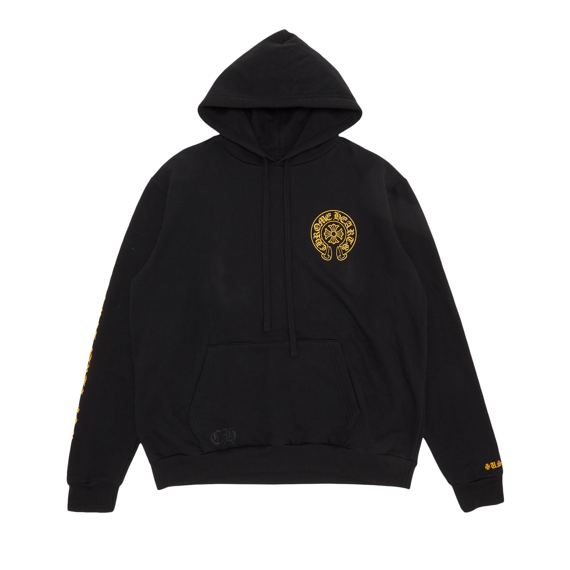 Chrome Hearts Chrome Hearts Online Exclusive Hoodie BlackYellow |  REVERSIBLE