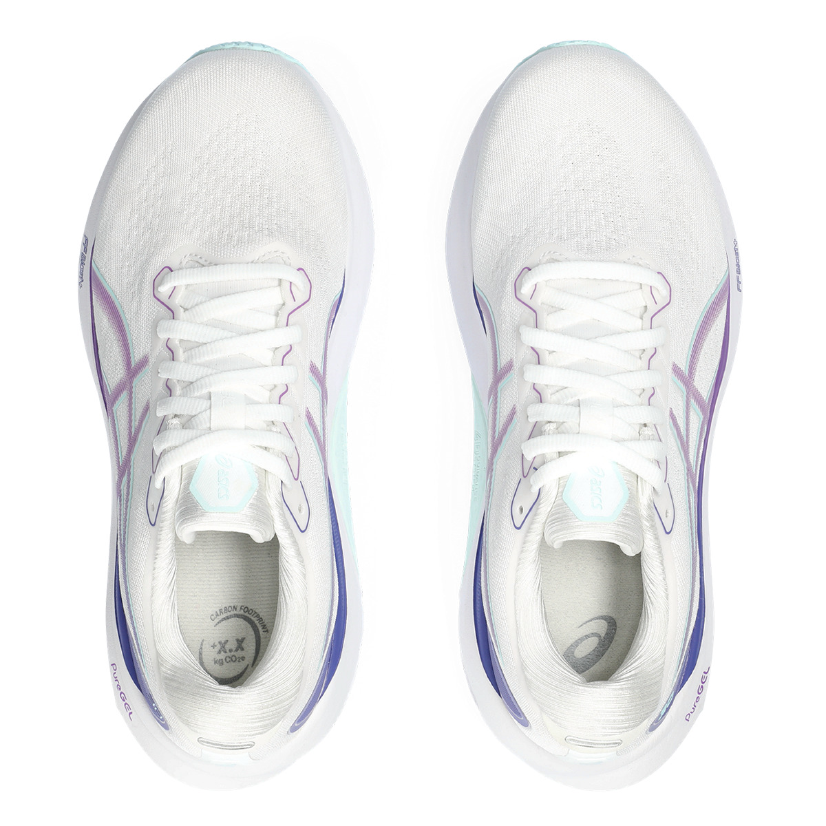 Asics Gel Kayano 30 - White - Cyber Grape - 3