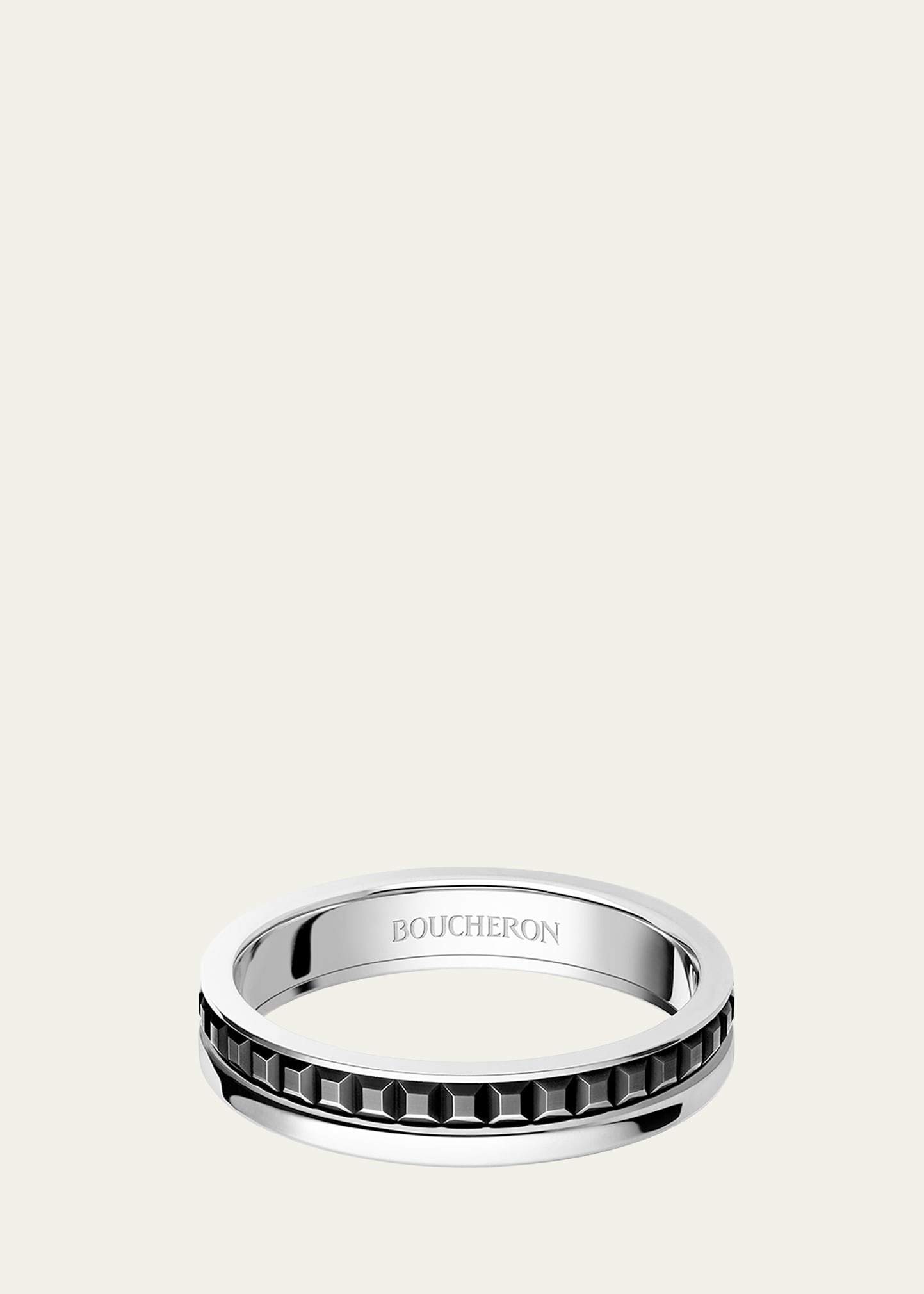 Black and White Gold Quatre Follies Band - 1