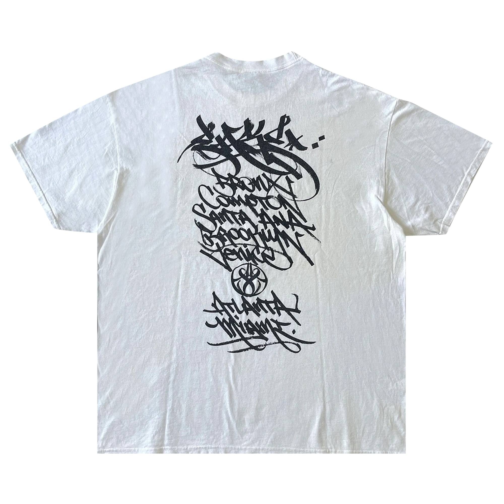 Stussy x Ease World Tour Tee 'White' - 2