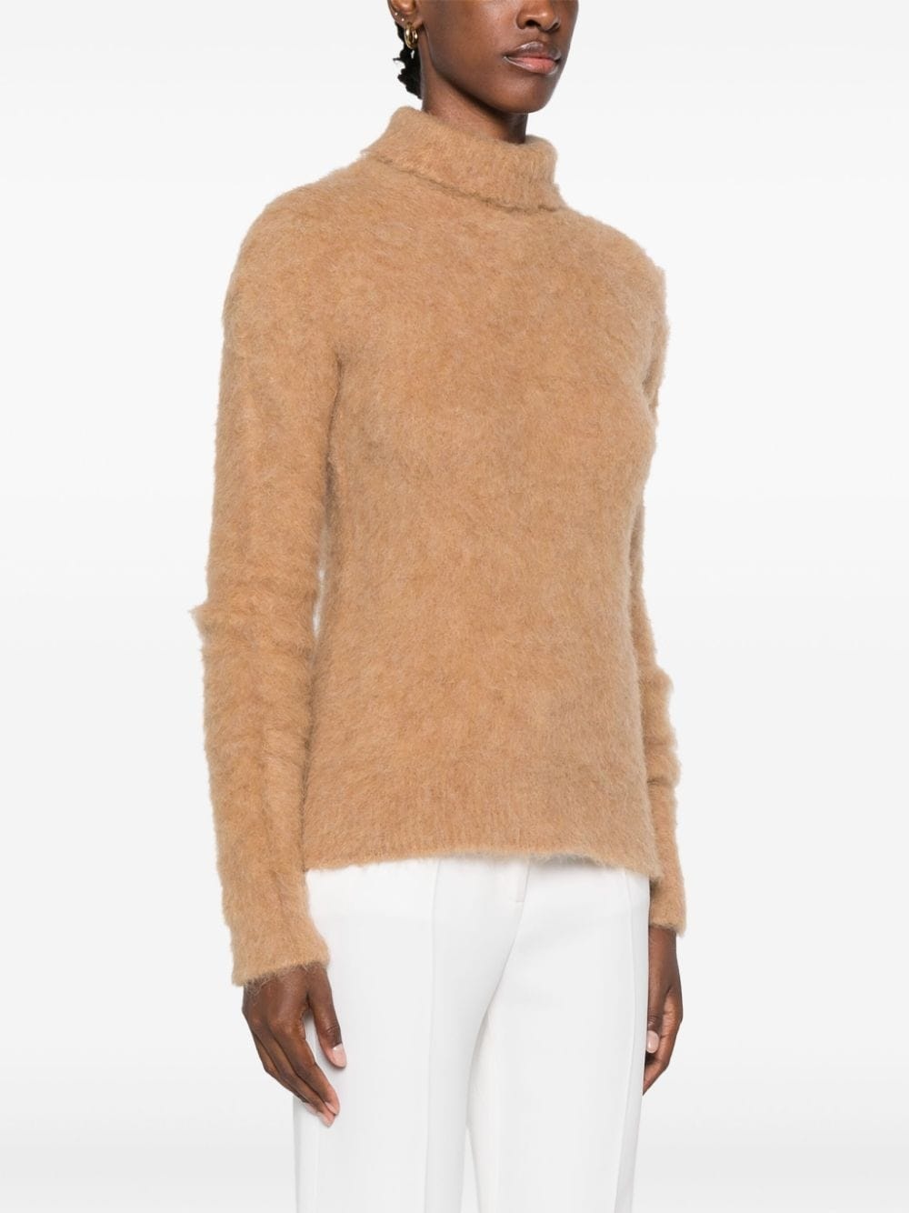 mock-neck jumper - 3