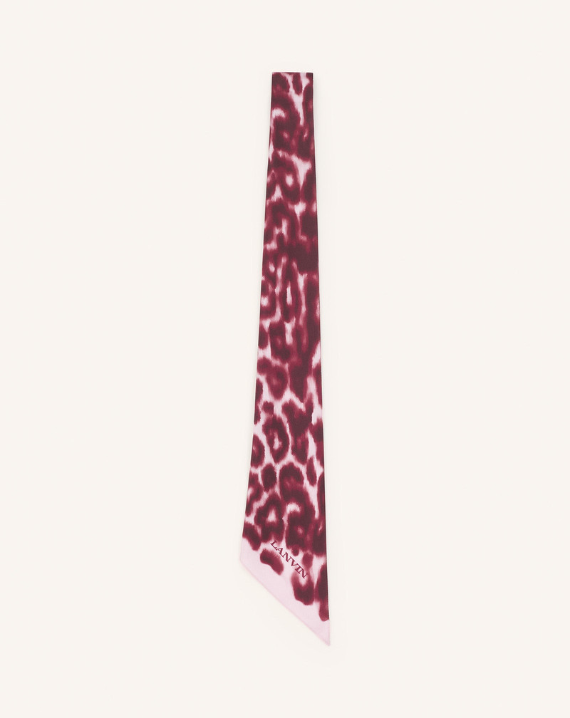 LEOPARD PRINT SILK TWILLY 1