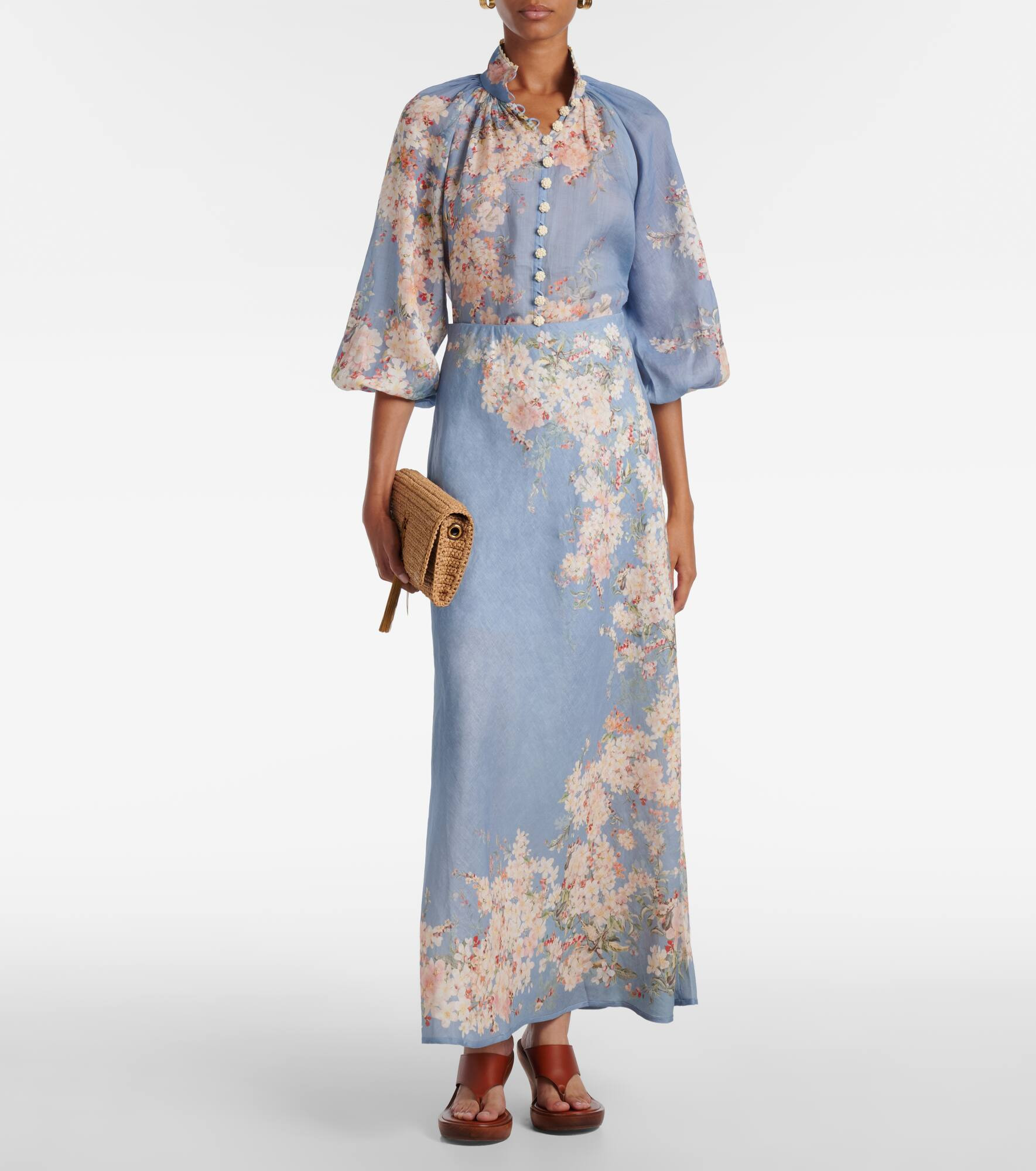 Cascadian floral ramie blouse - 2