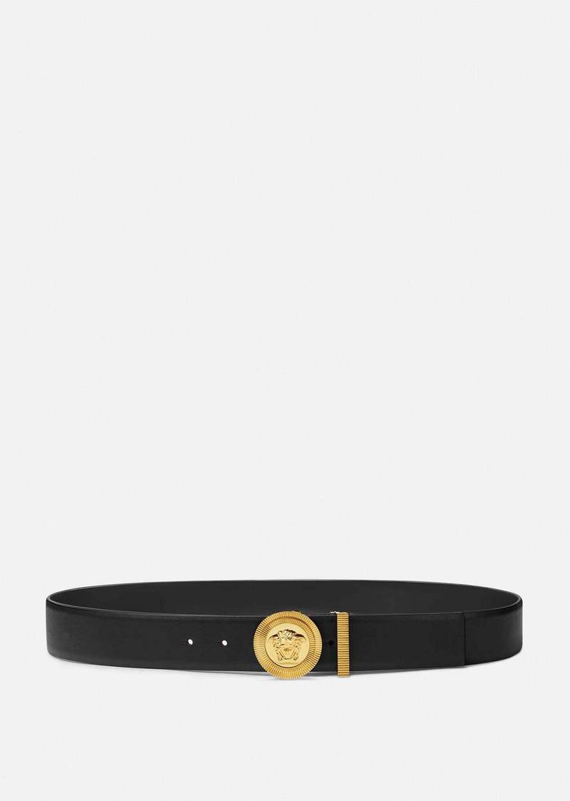 Medusa Biggie Leather Belt 4 cm - 1