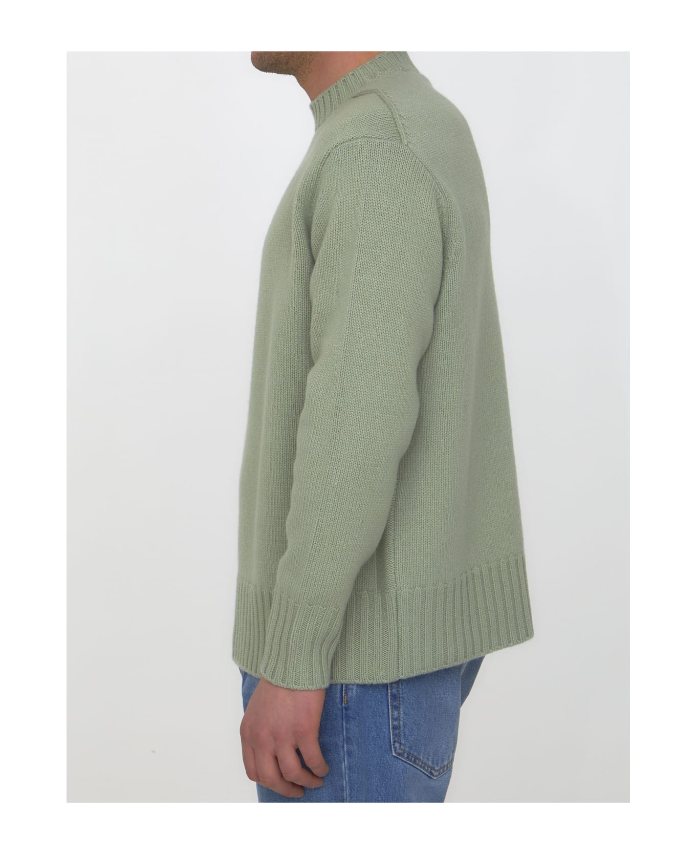 Green Cashmere Sweater - 3