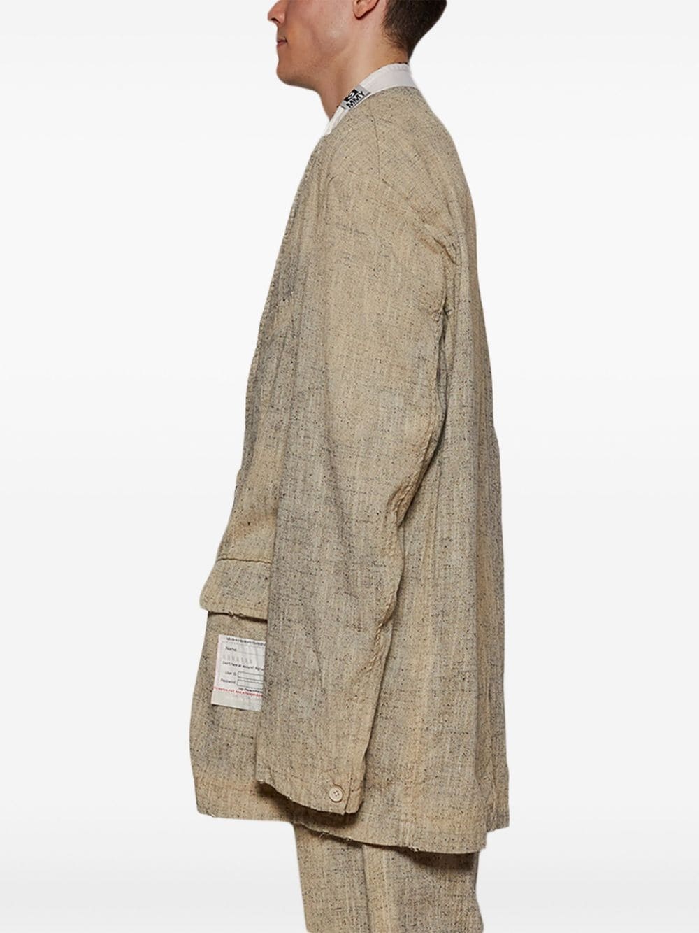 Slub tweed blazer - 4