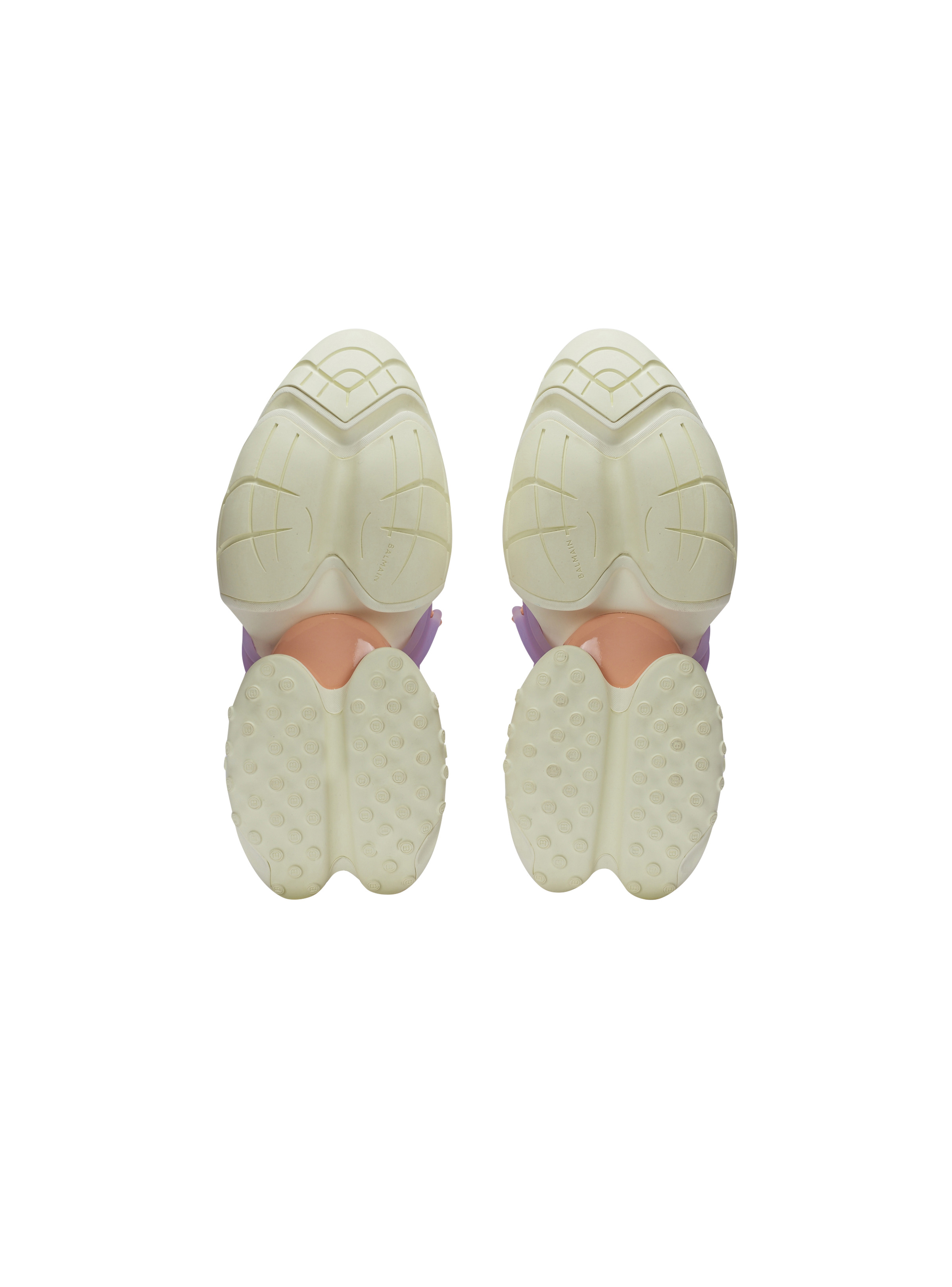 Unicorn low-top sneakers in neoprene and calfskin - 4