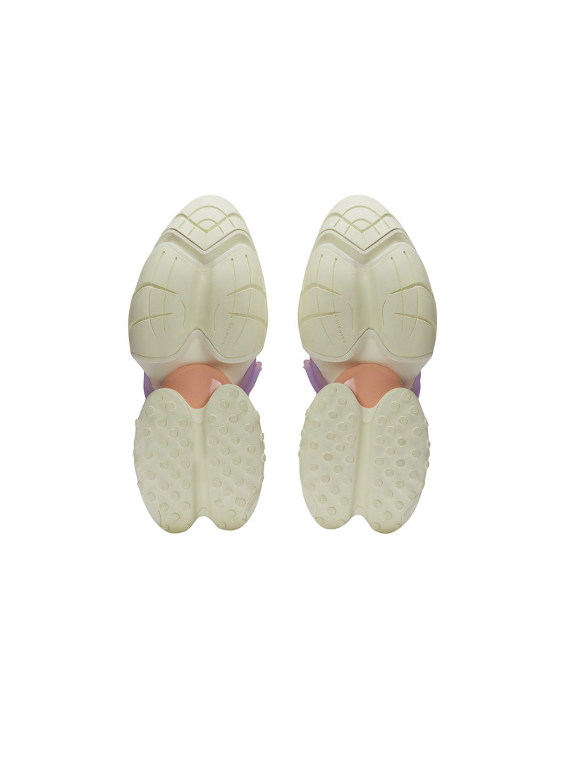 Unicorn low-top sneakers in neoprene and calfskin 4