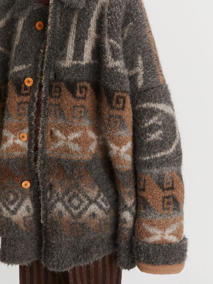 Montagnola 3/4 Coat Jacquard Mix - 6