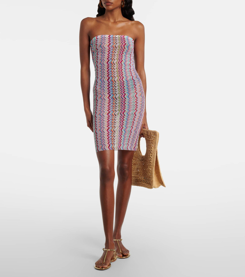 Missoni Zig Zag one-shoulder maxi dress outlook
