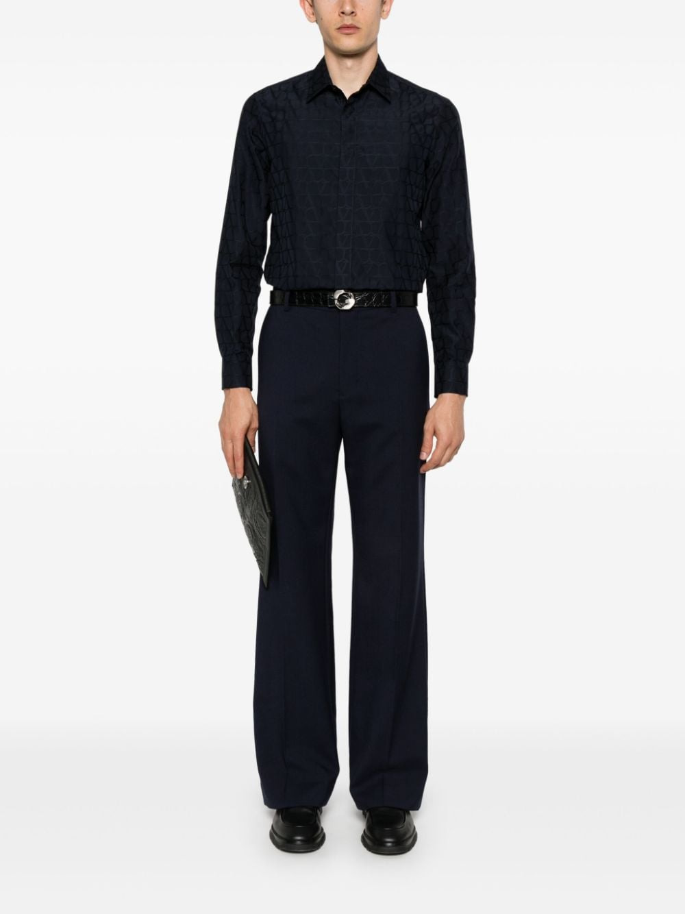 Valentino Men Shirt With Logo - 5