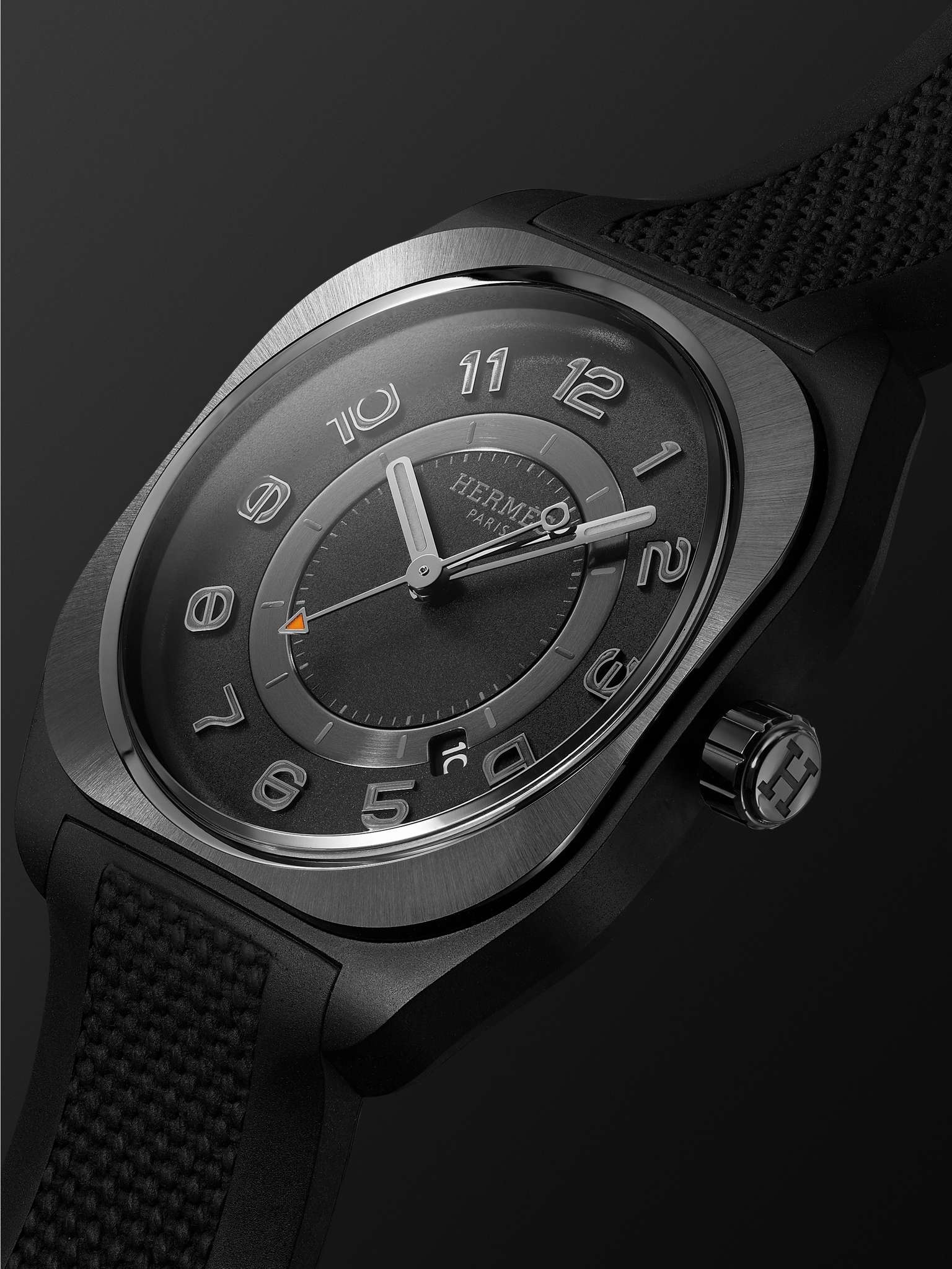 H08 Automatic 39mm Graphene and Rubber Watch, Ref. No. 049433WW00 - 4