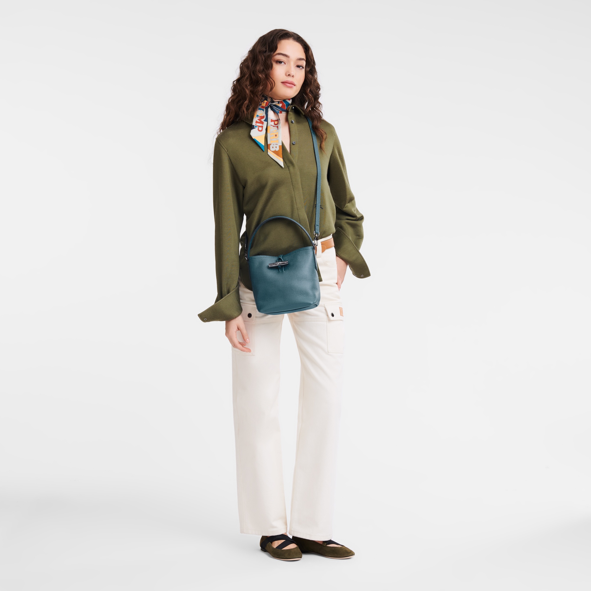 Le Roseau Essential XS Bucket bag Peacock - Leather - 2