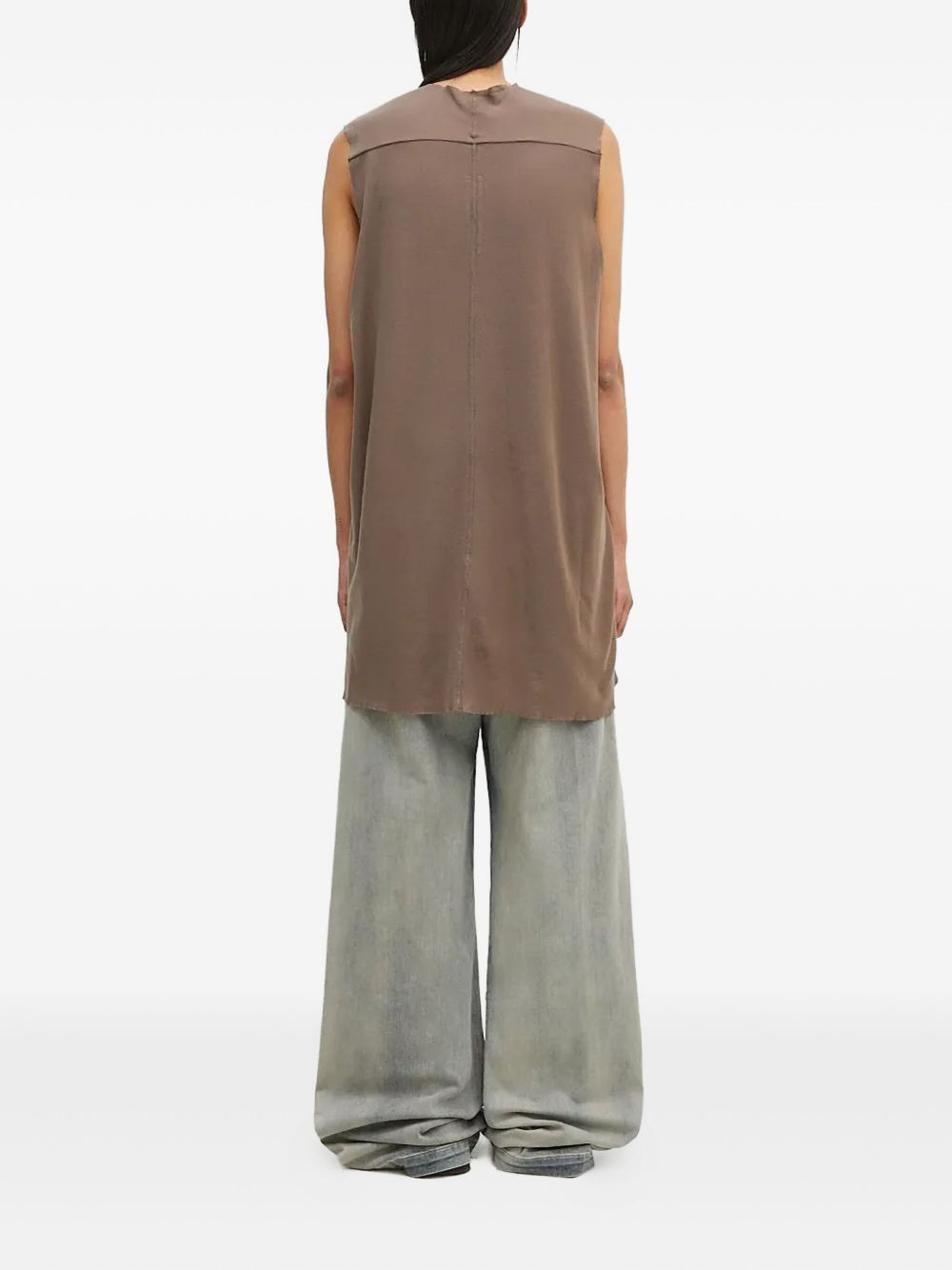 panelled sleeveless top - 3