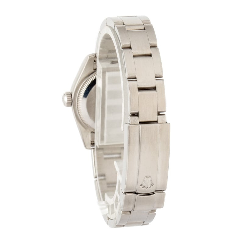 Ladies Rolex Oyster Perpetual 176200 White Roman Dial - 3