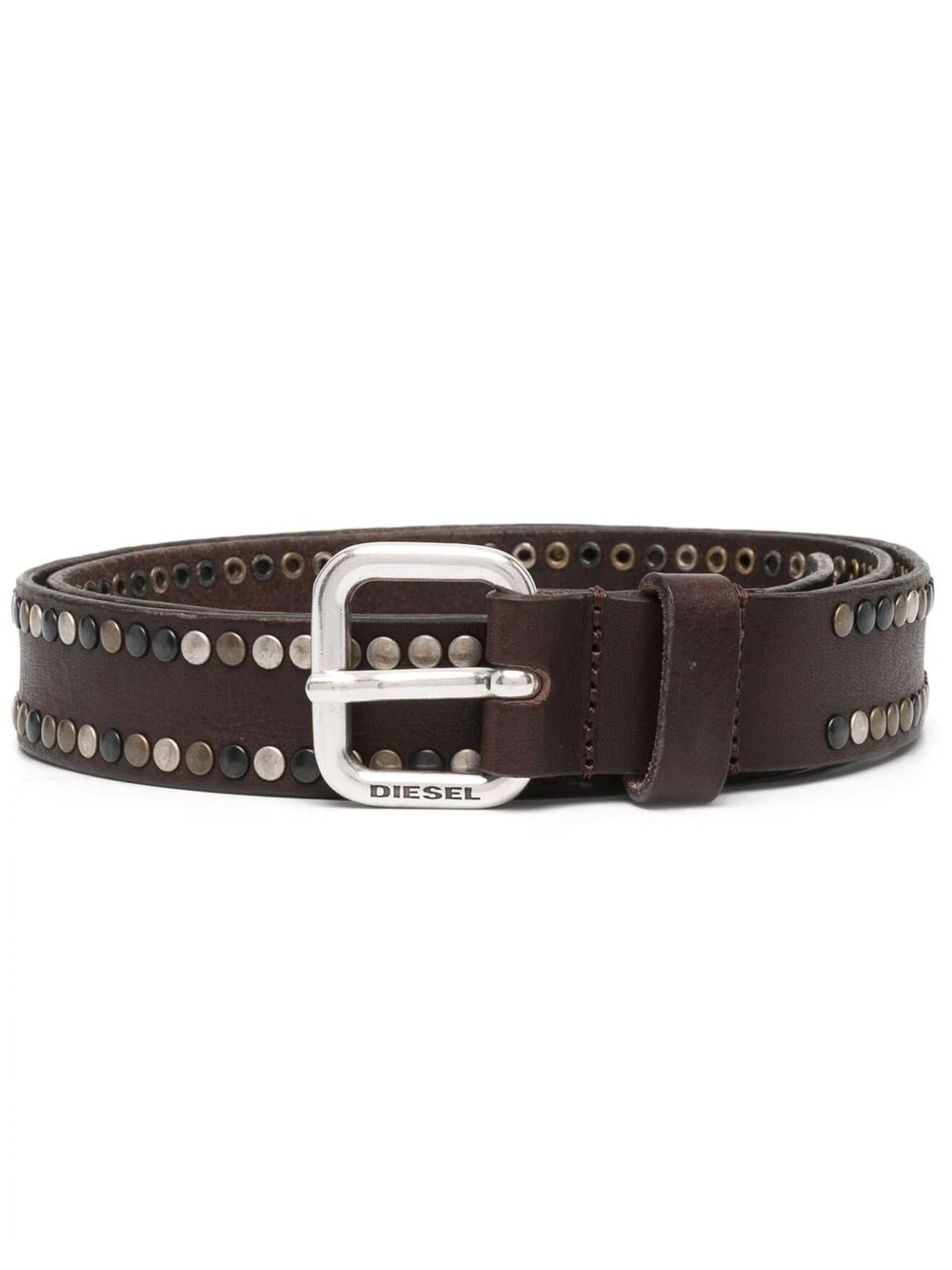 studded buckle belt - 1