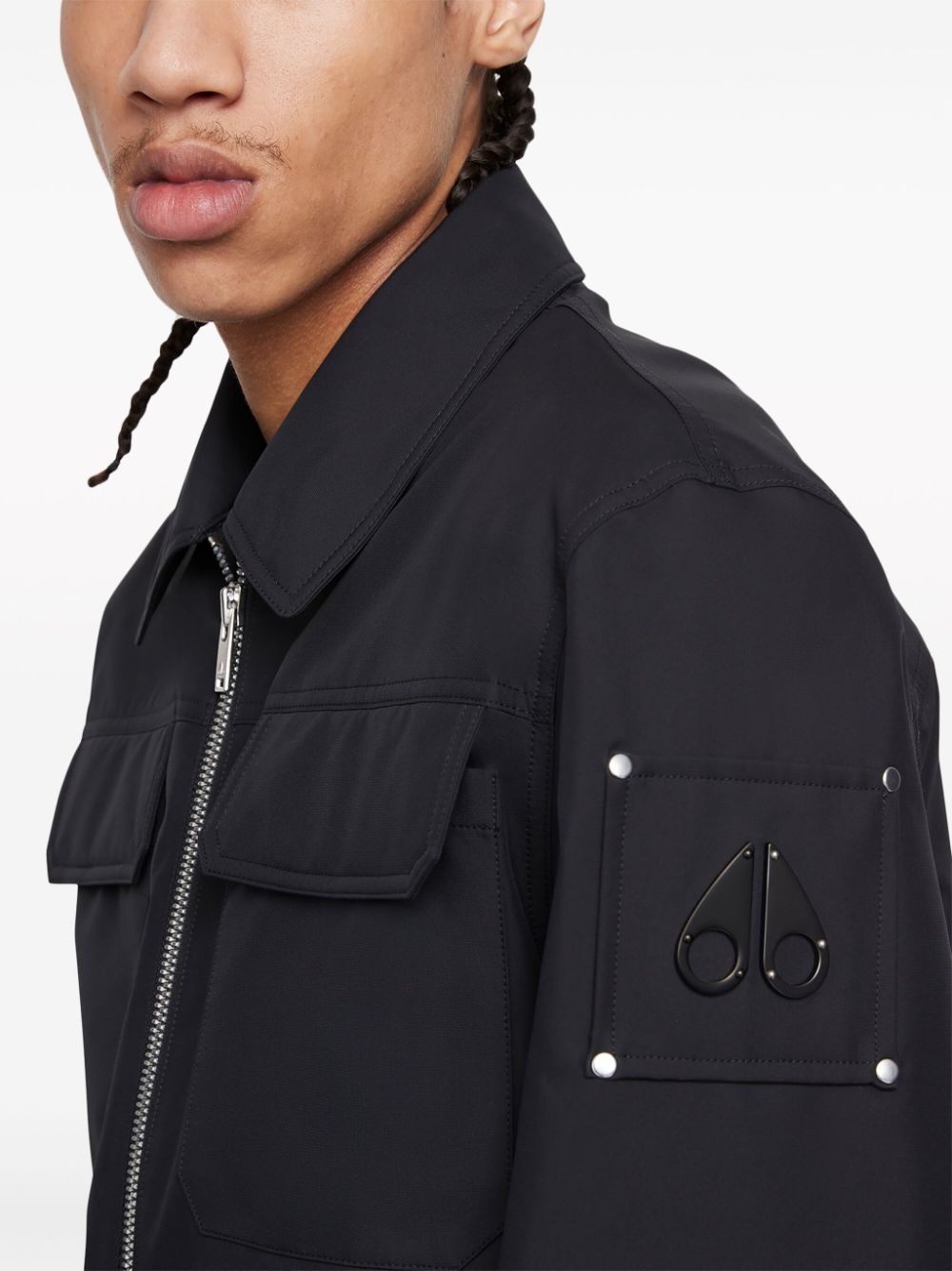 Jacques logo-plaque jacket - 3