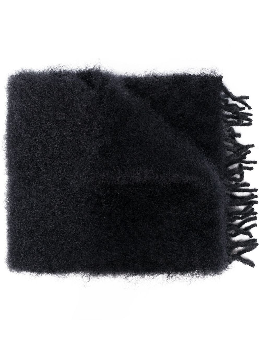 Anagram fringe-edge scarf - 1