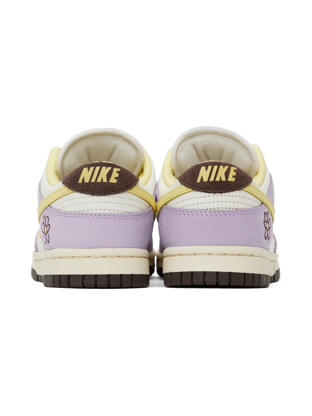 Purple & White Dunk Low Premium Sneakers - 2