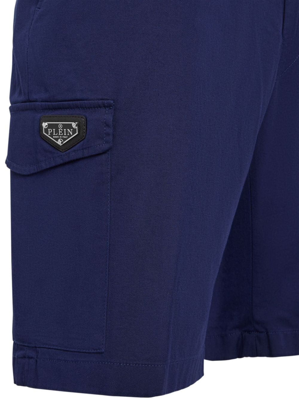 logo-plaque cargo shorts - 5