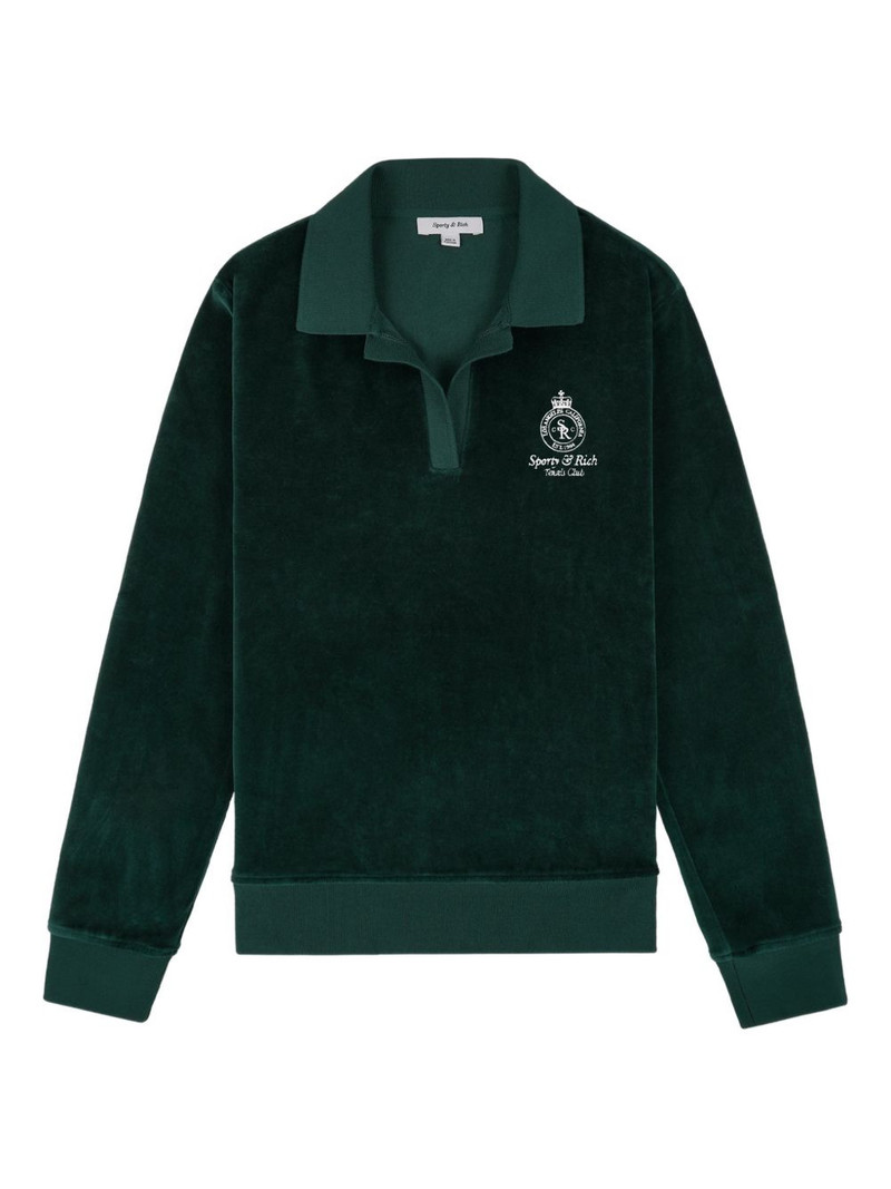 collared long-sleeve sweater 1