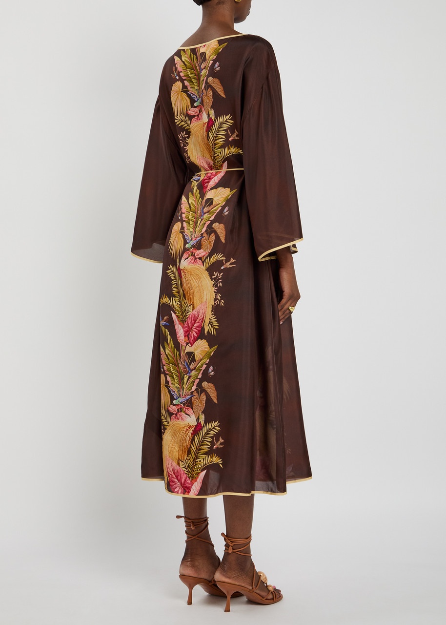 Zimmermann Ascension Tunic Printed Silk Midi Dress - 3