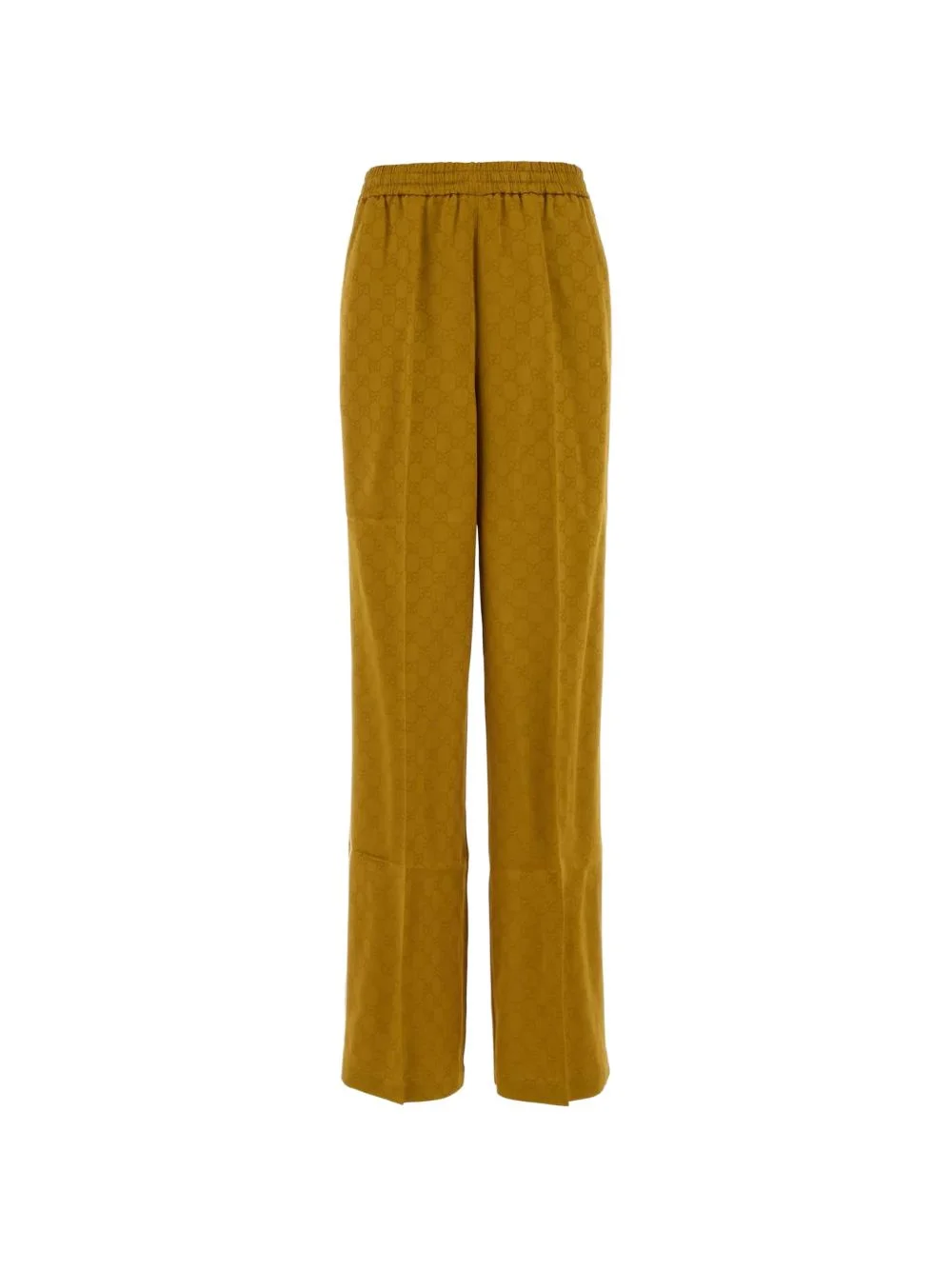 monogram-patterned trousers - 1