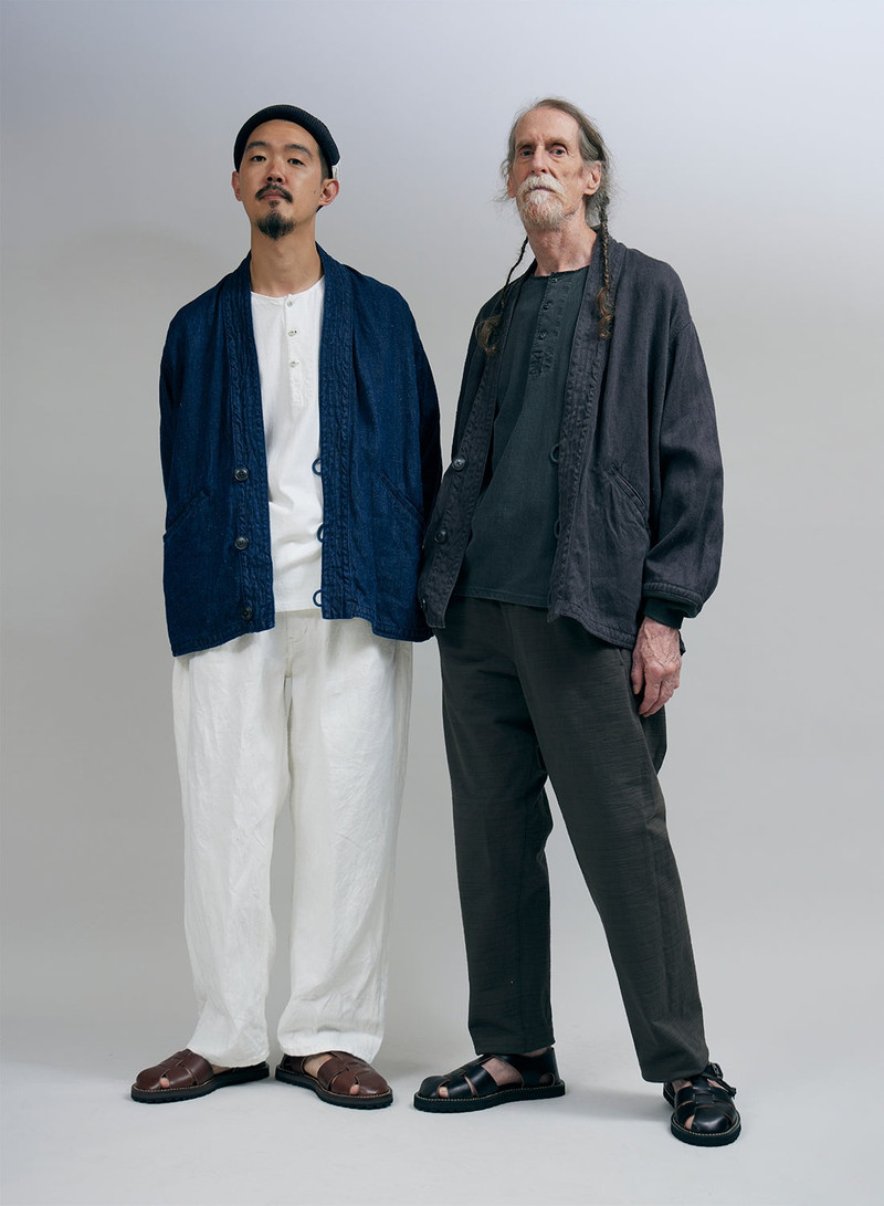 M43 Type Work Jacket Hemp Denim in Indigo 6