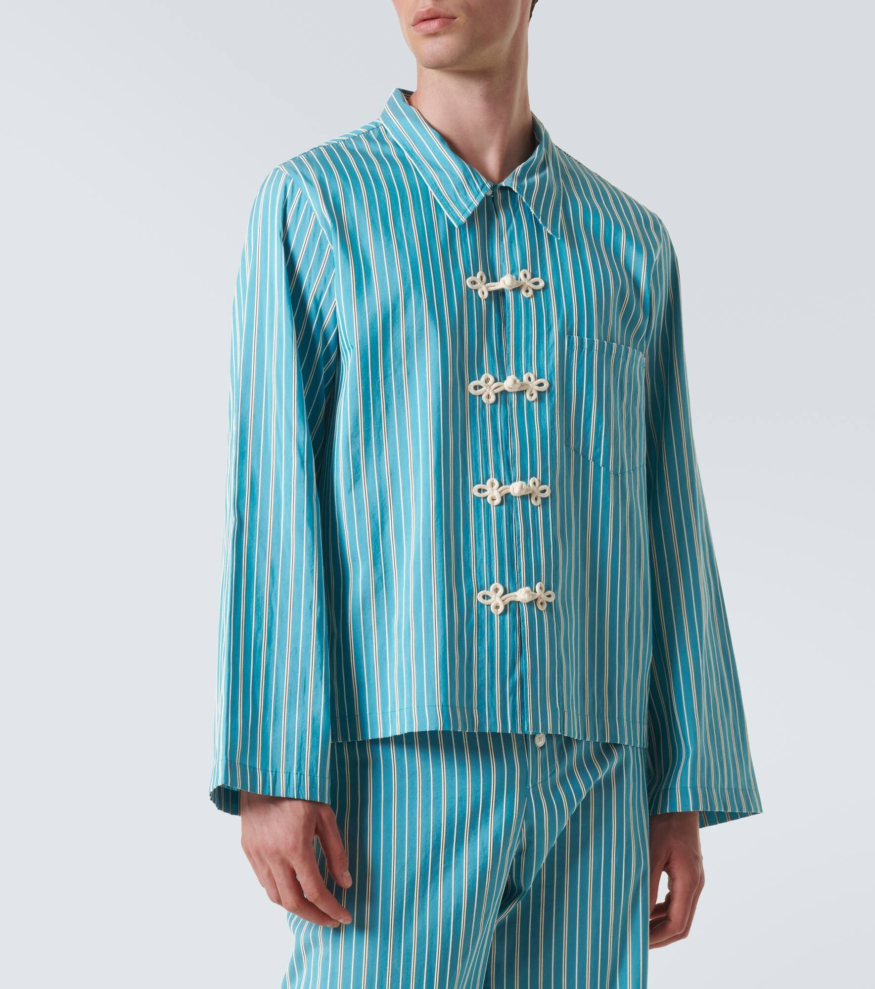 Shore Stripe cotton-blend shirt - 3