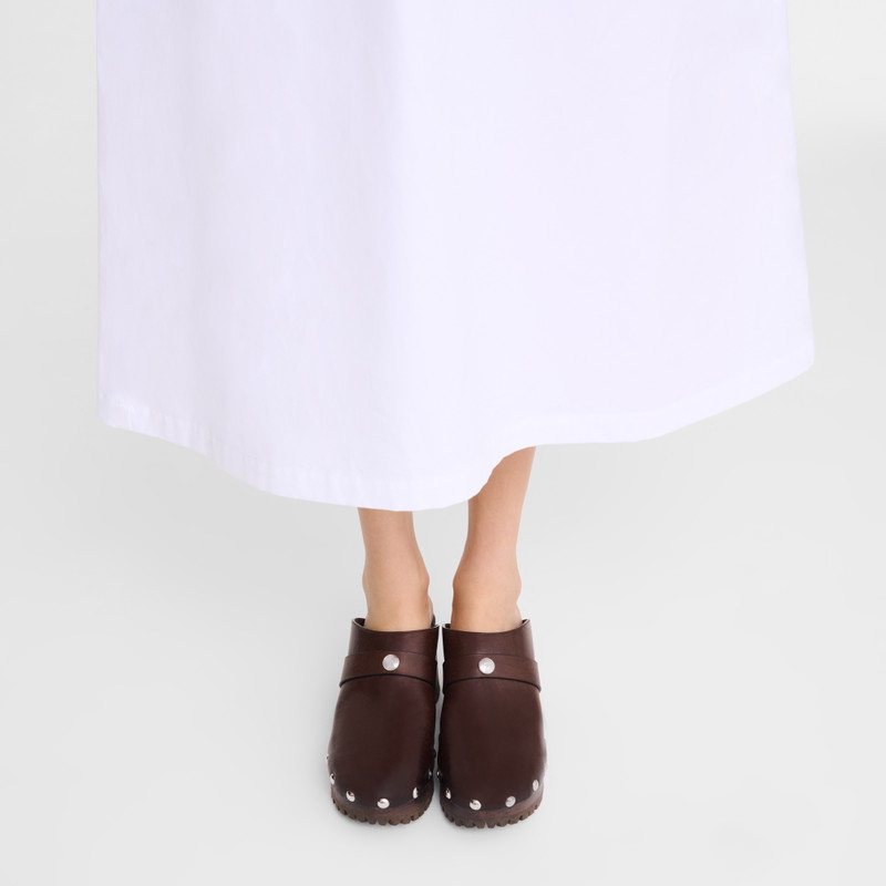 Longchamp La Cigale Clogs Mocha - OTHER outlook