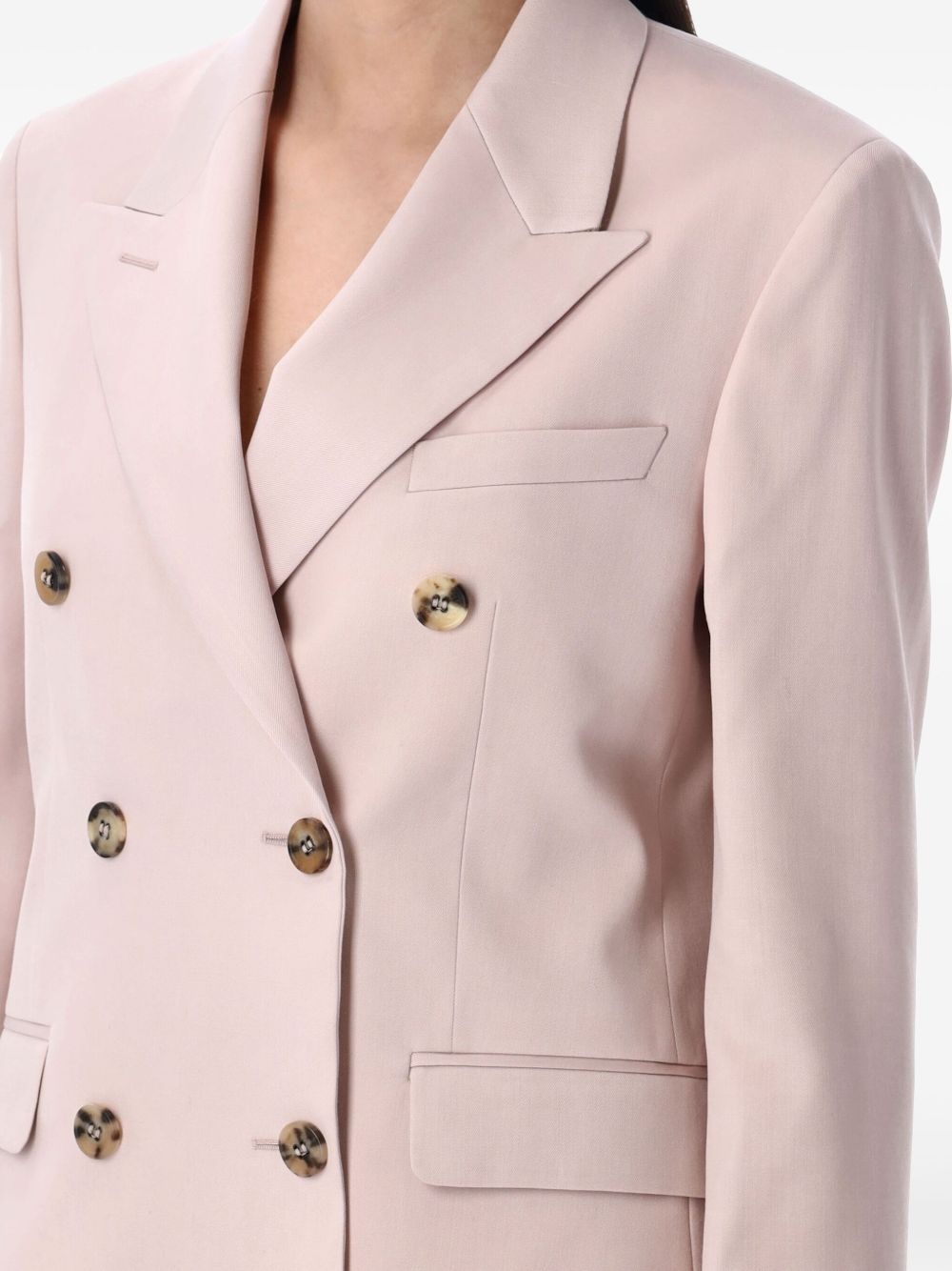 virgin wool blazer - 3