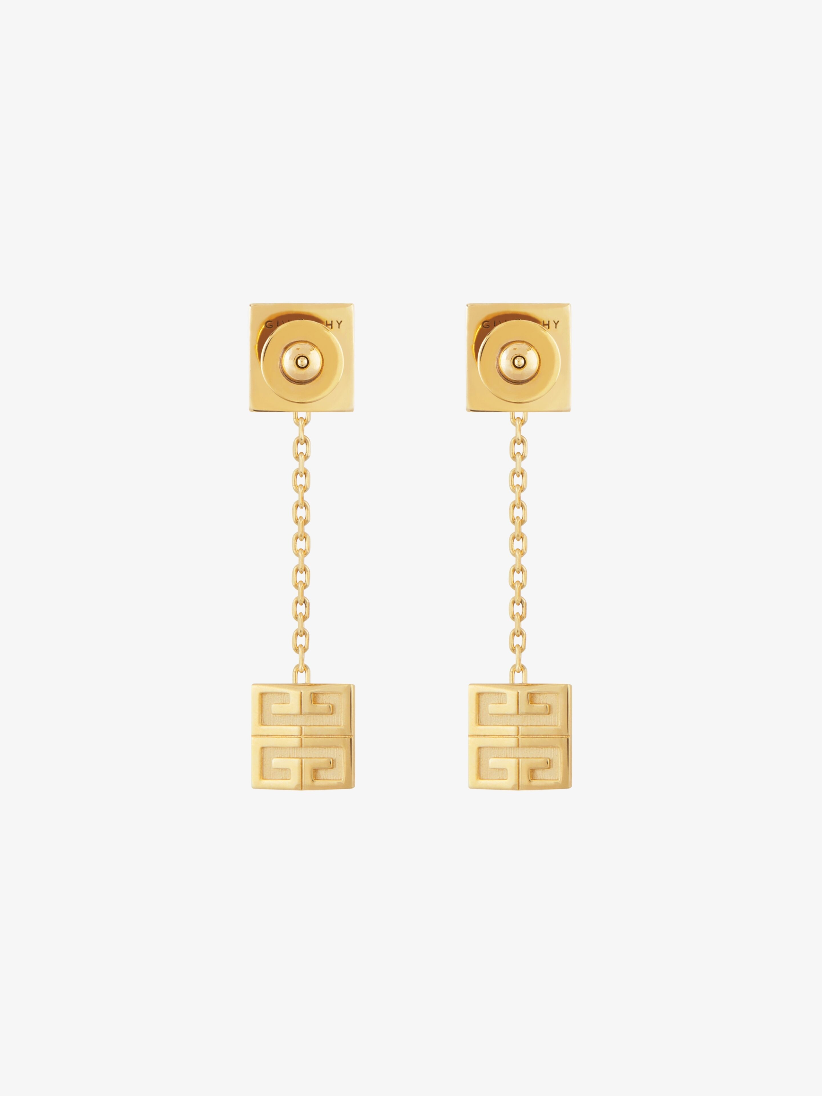 4G PENDANT EARRINGS IN METAL - 2