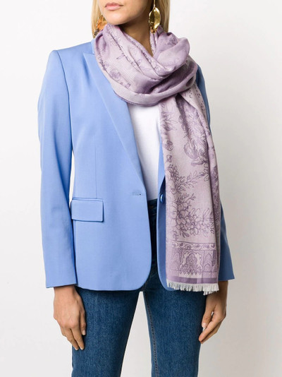 Etro floral print scarf outlook